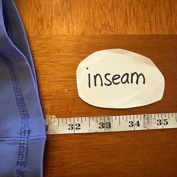 High-Waisted Flared Yoga Pants With Ribbed Waistband In Periwinkle Blue - Picture 7 of 9